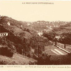 St-Brieuc la valle du gouet et la ligne dpart St-Q-P
